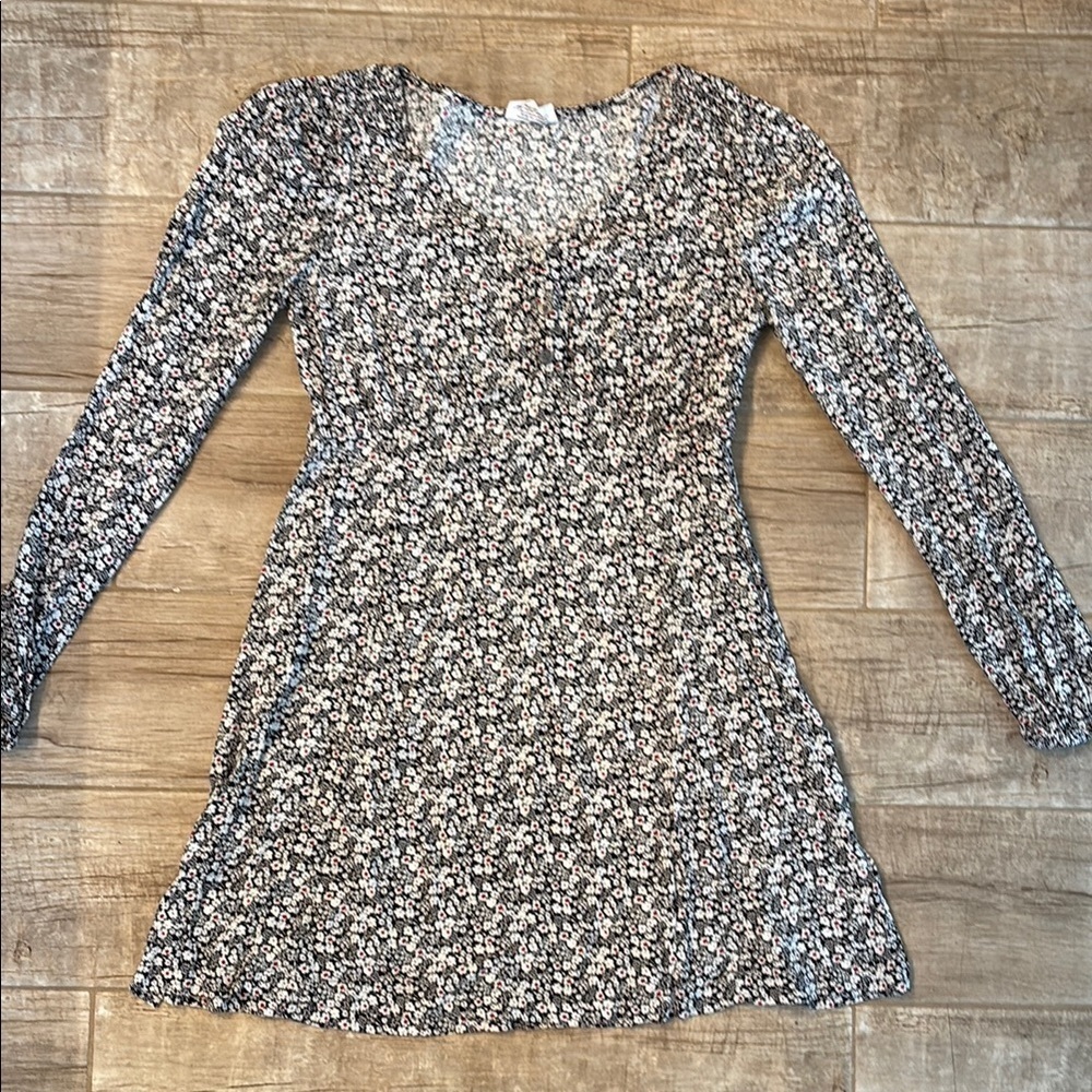 Gap Long Sleeve floral print dress🔴